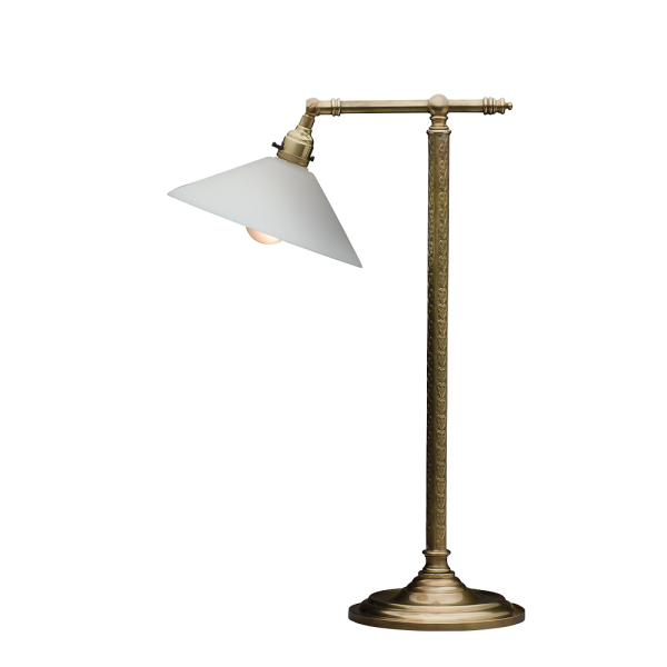 Table Lamp with Opal Gloss Shade