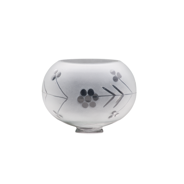 Acid Etched Glass Shade