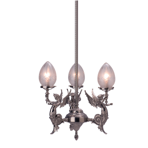 Winged Siren 3 Light Pendant