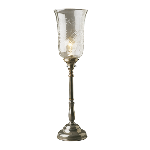 Table Lamp with Glass Shade