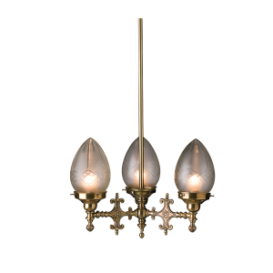 Decorative 3 Arm Pendant
