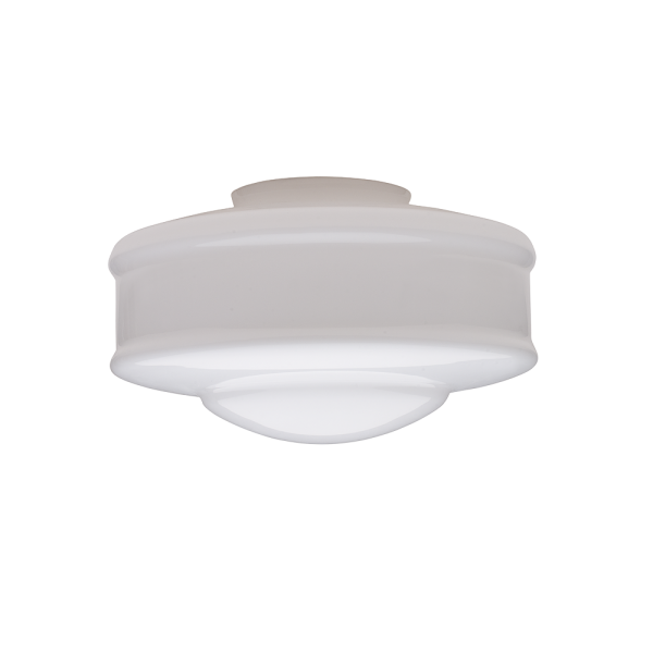 Schoolhouse Style Glass Shade