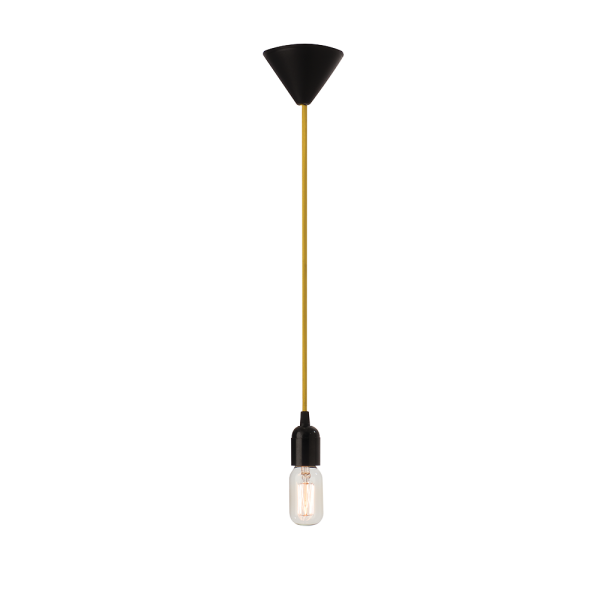 Coloured Cord Suspensions with Black Canopy