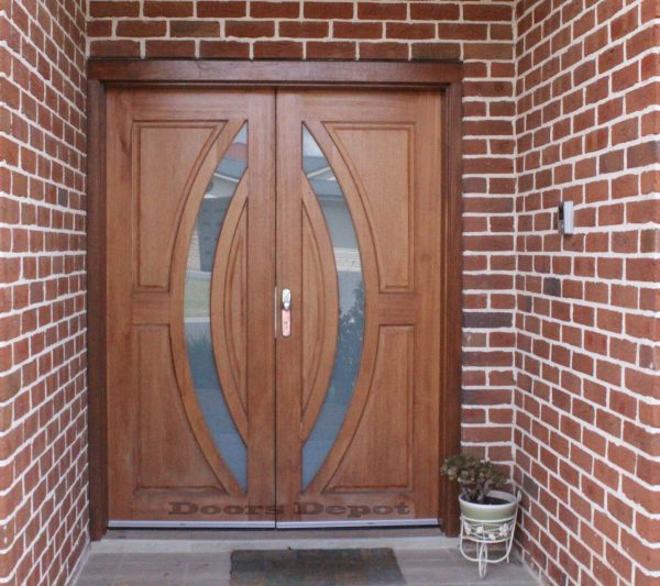 Contemporary Glass Entry Door