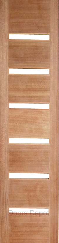 Sidelight Horizontal Glass Door