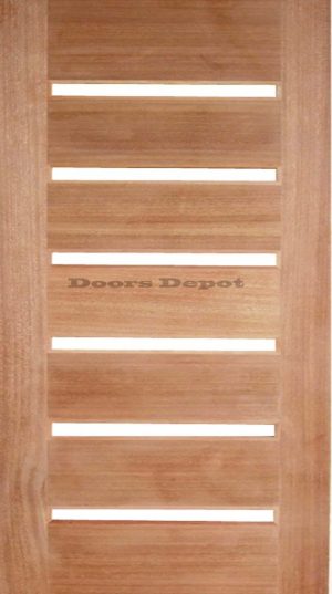 Horizontal Glass Entrance Door