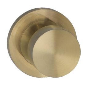 Passage Knob Set - Satin Brass